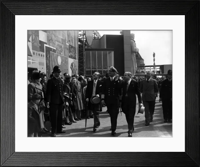Framed Print : The state visit of King Frederick IX and Queen Ingrid of Denmark Framed Print : The state visit of King Frederick IX and Queen Ingrid of Denmark
