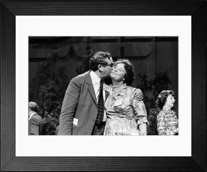 Framed Print : Scenes during the voting of the Deputy Leader of the Labour Party at the Labour Party