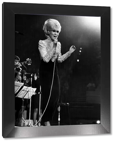 Dusty Springfield performing at The New Musical Express Pop Awards Concert at Wembley