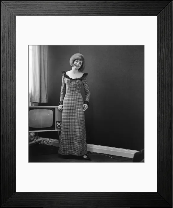 Framed Print : Cilla Black, singer and television personality pictured in this posed feature for Framed Print : Cilla Black, singer and television personality pictured in this posed feature for