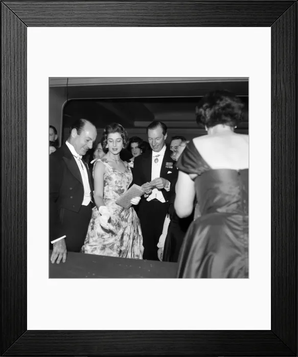 Framed Print : Princess Alexandra of Kent attends the Rose Ball at the Grosvenor House Hotel