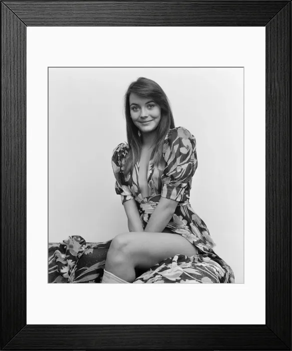 Framed Print : Lesley Anne Down, British actress, pictured at home in Primrose Hill, London Framed Print : Lesley Anne Down, British actress, pictured at home in Primrose Hill, London