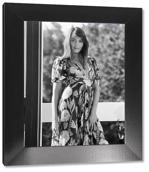 Lesley Anne Down, British actress, pictured at home in Primrose Hill, London