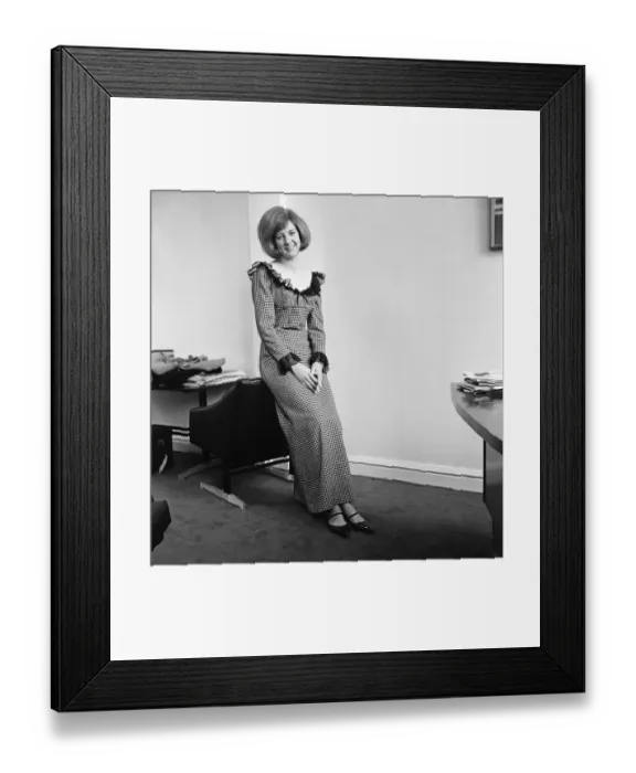Framed Print : Cilla Black, singer and television personality pictured in this posed feature for Framed Print : Cilla Black, singer and television personality pictured in this posed feature for