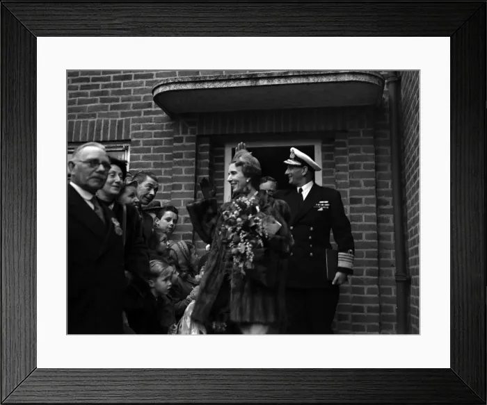 Framed Print : The state visit of King Frederick IX and Queen Ingrid of Denmark Framed Print : The state visit of King Frederick IX and Queen Ingrid of Denmark