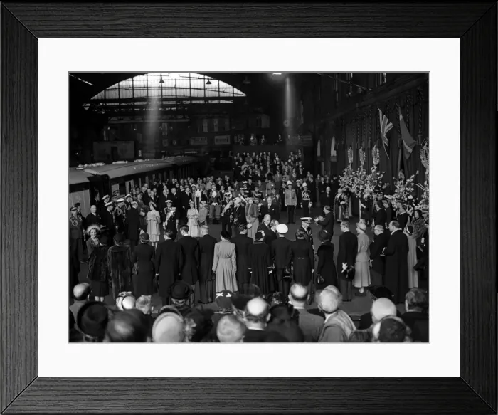 Framed Print : The state visit of King Frederick IX and Queen Ingrid of Denmark Framed Print : The state visit of King Frederick IX and Queen Ingrid of Denmark