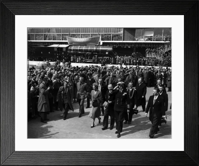 Framed Print : The state visit of King Frederick IX and Queen Ingrid of Denmark Framed Print : The state visit of King Frederick IX and Queen Ingrid of Denmark