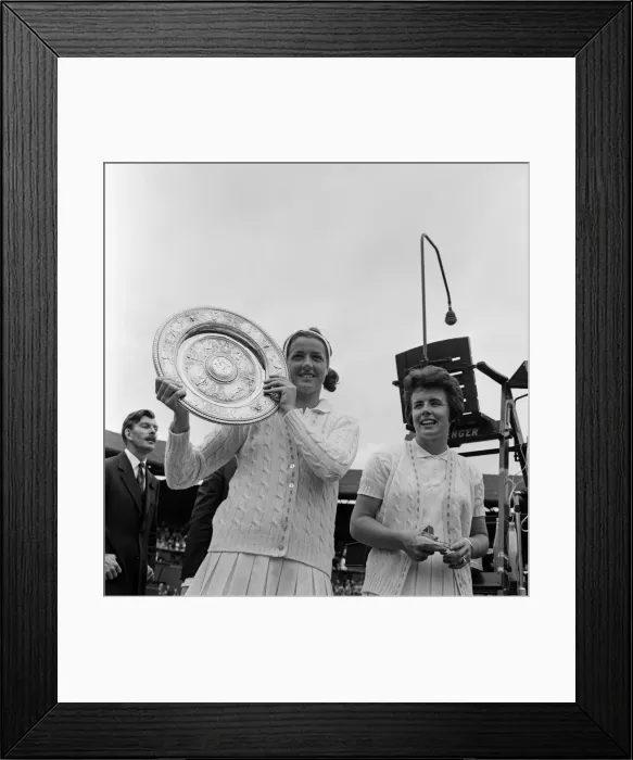 Framed Print : 1963 Wimbledon Championships - Womens Singles final Framed Print : 1963 Wimbledon Championships - Womens Singles final