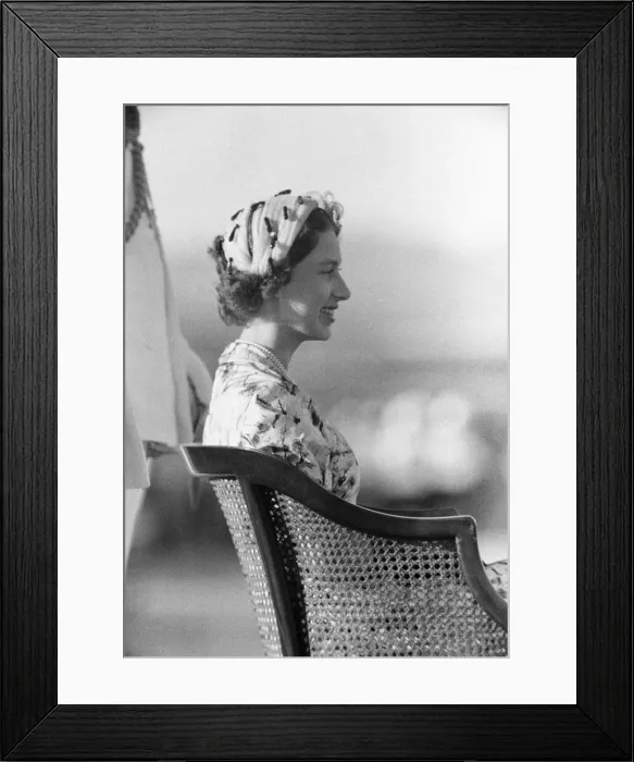 Framed Print : Princess Margaret attends Military Display at Up-Park Camp, Jamaica Framed Print : Princess Margaret attends Military Display at Up-Park Camp, Jamaica