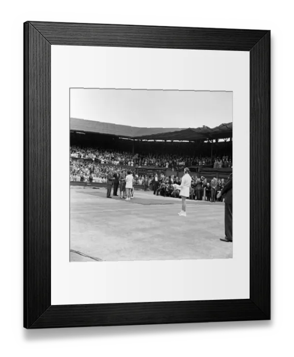 Framed Print : 1963 Wimbledon Championships - Womens Singles final Framed Print : 1963 Wimbledon Championships - Womens Singles final