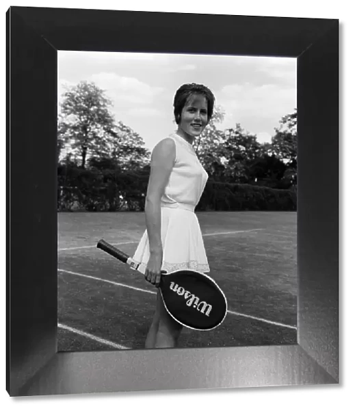 The Hurlingham Club pre-Wimbledon party. Karen Hantze Susman, USA. 24th June 1962
