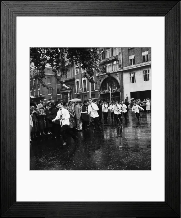 Framed Print : Soho Fair and Carnival started to-day with a record entry in the the Carnival procession