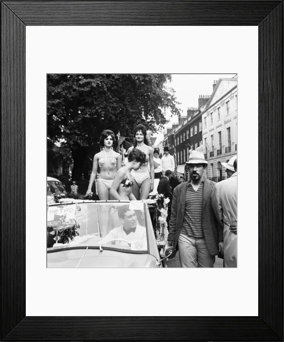 Framed Print : Soho Fair and Carnival started to-day with a record entry in the the Carnival procession Framed Print : Soho Fair and Carnival started to-day with a record entry in the the Carnival procession