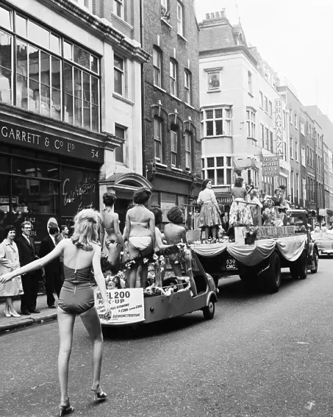 Soho Fair and Carnival started to-day with a record entry in the the Carnival procession
