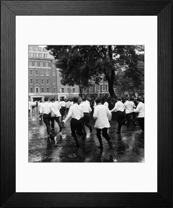 Framed Print : Soho Fair and Carnival started to-day with a record entry in the the Carnival procession Framed Print : Soho Fair and Carnival started to-day with a record entry in the the Carnival procession