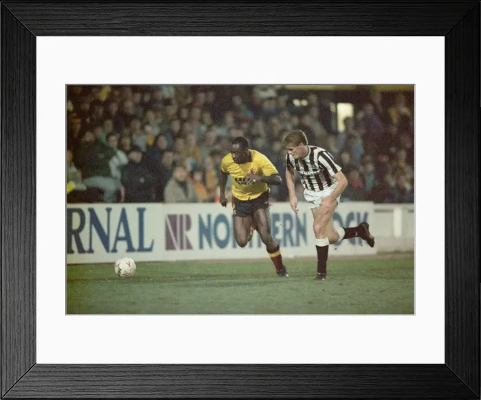 Framed Print : Watford v Newcastle United, FA Cup 4th round replay, final score 1-0 Framed Print : Watford v Newcastle United, FA Cup 4th round replay, final score 1-0