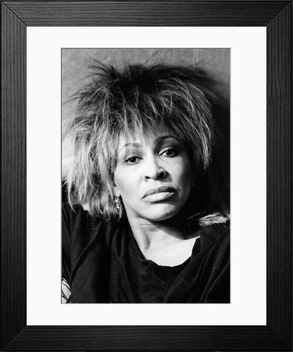 Framed Print : American singer Tina Turner, pictured in Paris, is fast nearing the end of her world tour Framed Print : American singer Tina Turner, pictured in Paris, is fast nearing the end of her world tour