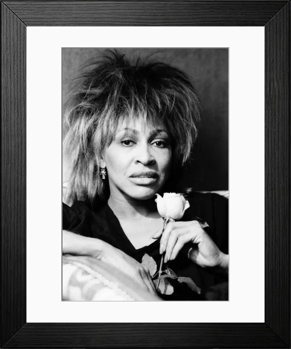 Framed Print : American singer Tina Turner, pictured in Paris, is fast nearing the end of her world tour Framed Print : American singer Tina Turner, pictured in Paris, is fast nearing the end of her world tour