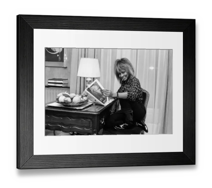 Framed Print : American singer Tina Turner, pictured in Paris, is fast nearing the end of her world tour