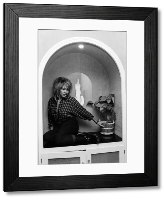 Framed Print : American singer Tina Turner, pictured in Paris, is fast nearing the end of her world tour Framed Print : American singer Tina Turner, pictured in Paris, is fast nearing the end of her world tour