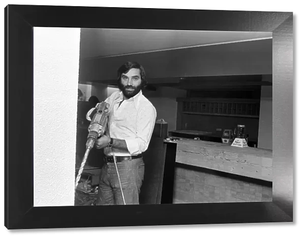 George Best opens a new bar. 8th August 1975