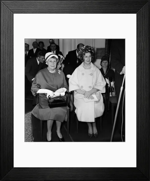 Framed Print : Princess Alexandra of Kent opened the rebuilt variety artists benevolent fund