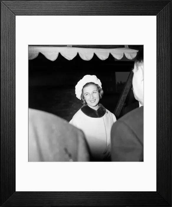 Framed Print : Princess Alexandra of Kent visits the London Association for the Blind headquarters in Framed Print : Princess Alexandra of Kent visits the London Association for the Blind headquarters in