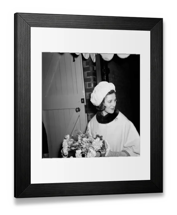 Framed Print : Princess Alexandra of Kent visits the London Association for the Blind headquarters in Framed Print : Princess Alexandra of Kent visits the London Association for the Blind headquarters in