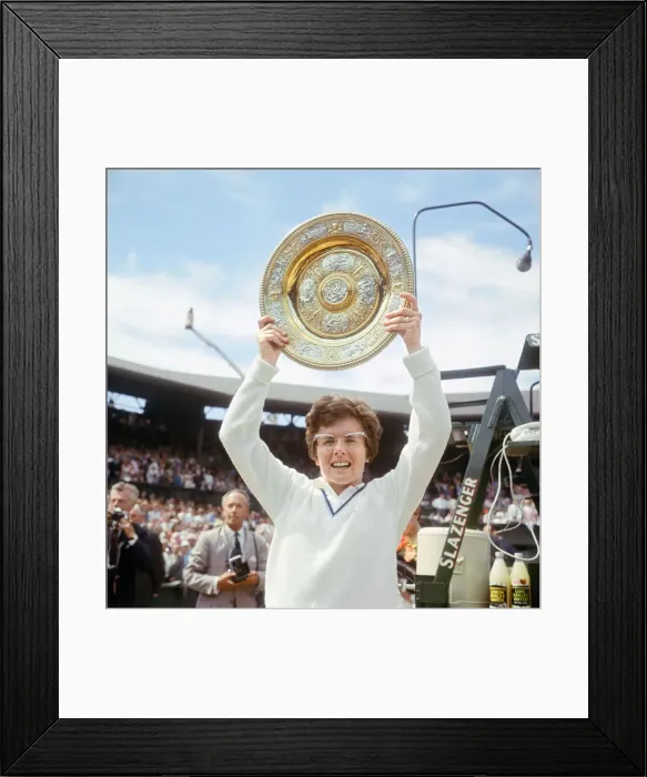Framed Print : Margaret Smith was the defending champion, but lost in the semifinals to Billie Jean King Framed Print : Margaret Smith was the defending champion, but lost in the semifinals to Billie Jean King