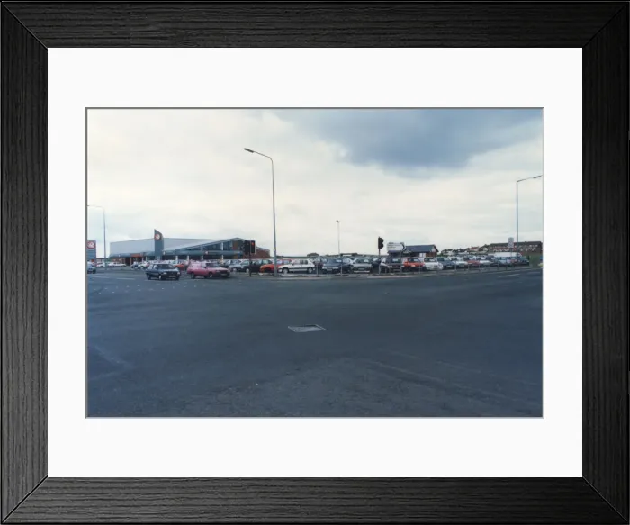 Framed Print : Cowies Redcar, Vauxhall Dealership, Trunk Road, Redcar, North Yorkshire, England