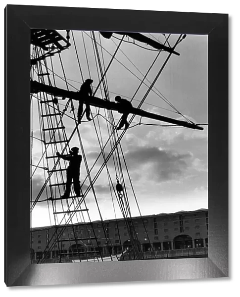 Albert Dock, Liverpool, Merseyside. 22nd January 1989