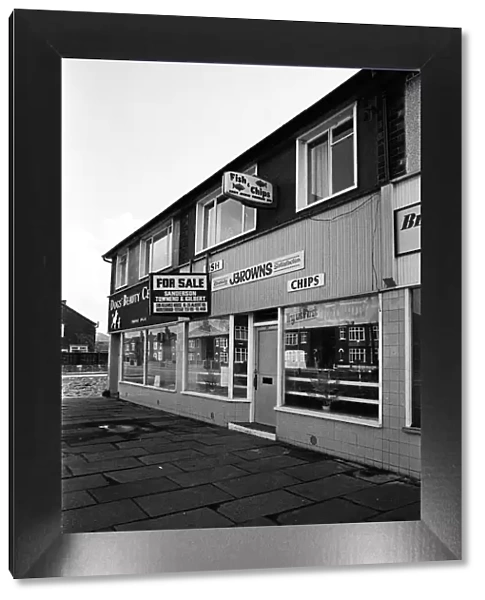 Fish and chip shop in Middlesbrough for sale. 1975
