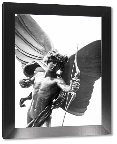 Eros, Londons most famous statue, returned in all it