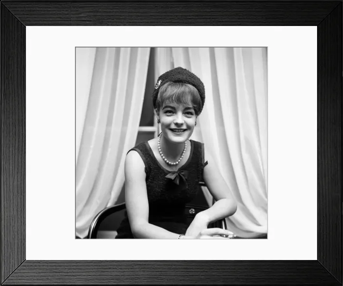 Framed Print : German film star Romy Schneider in London. 11th November 1962 Framed Print : German film star Romy Schneider in London. 11th November 1962