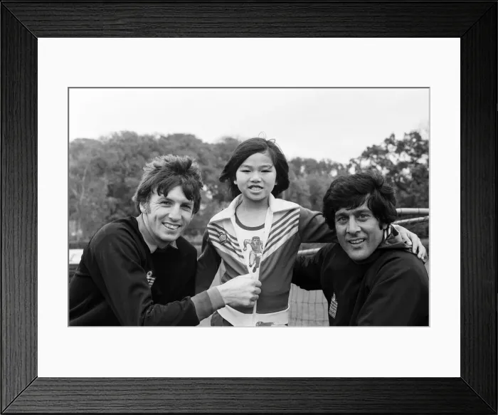Framed Print : Garry Martin, aged 9, from Singapore, with Norwich City F Framed Print : Garry Martin, aged 9, from Singapore, with Norwich City F