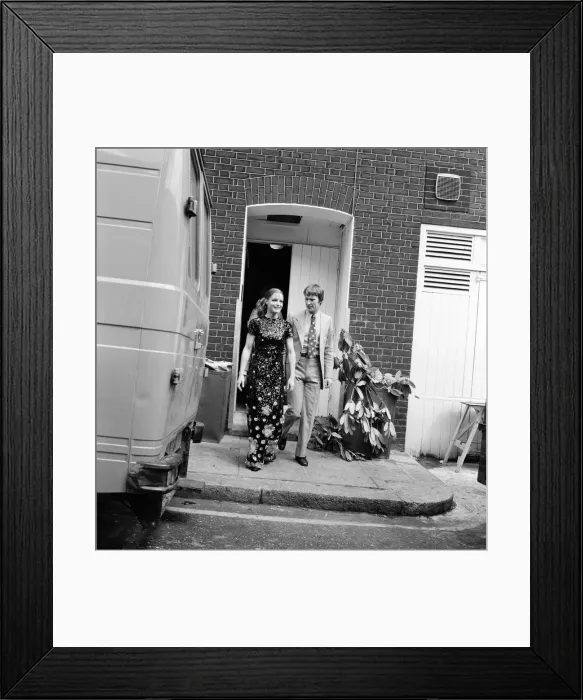 Framed Print : Romy Schneider on the set of her new film My Lover, My Son'in Mayfair Framed Print : Romy Schneider on the set of her new film My Lover, My Son'in Mayfair