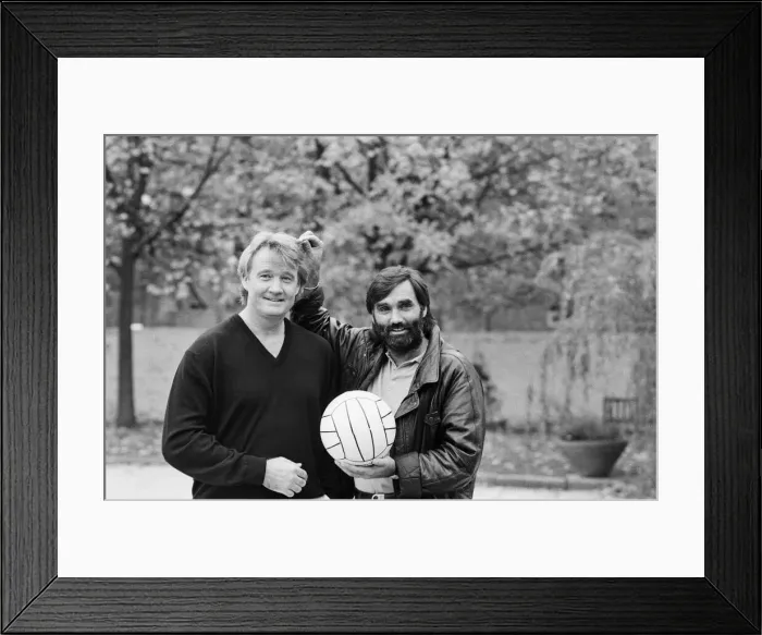 Framed Print : Rodney Marsh (left) and George Best (right) pictured together in 1987 Framed Print : Rodney Marsh (left) and George Best (right) pictured together in 1987