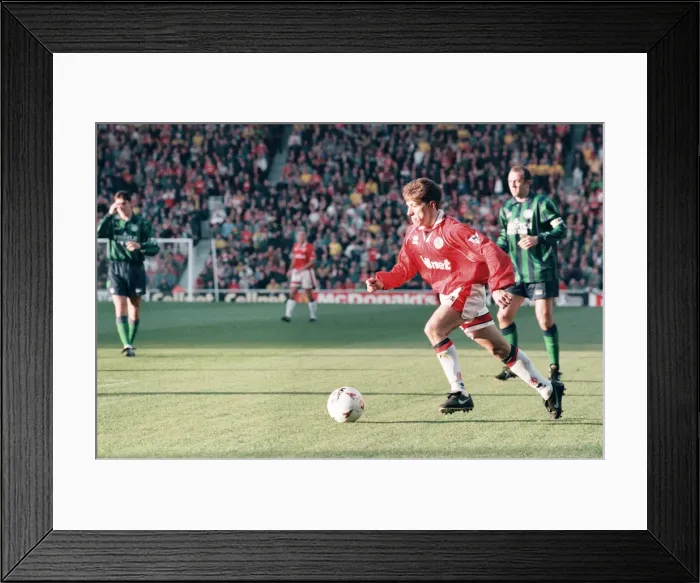 Framed Print : Middlesbrough 1-1 Leeds, Premier league match at the Riverside Stadium Framed Print : Middlesbrough 1-1 Leeds, Premier league match at the Riverside Stadium