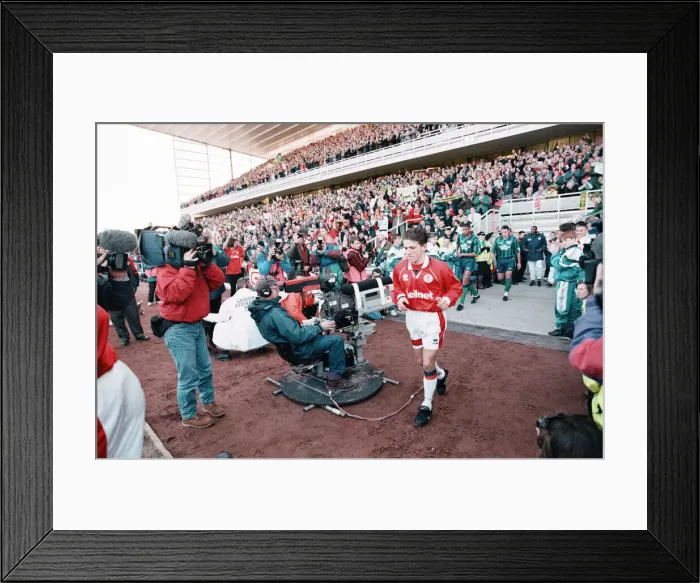 Framed Print : Middlesbrough 1-1 Leeds, Premier league match at the Riverside Stadium