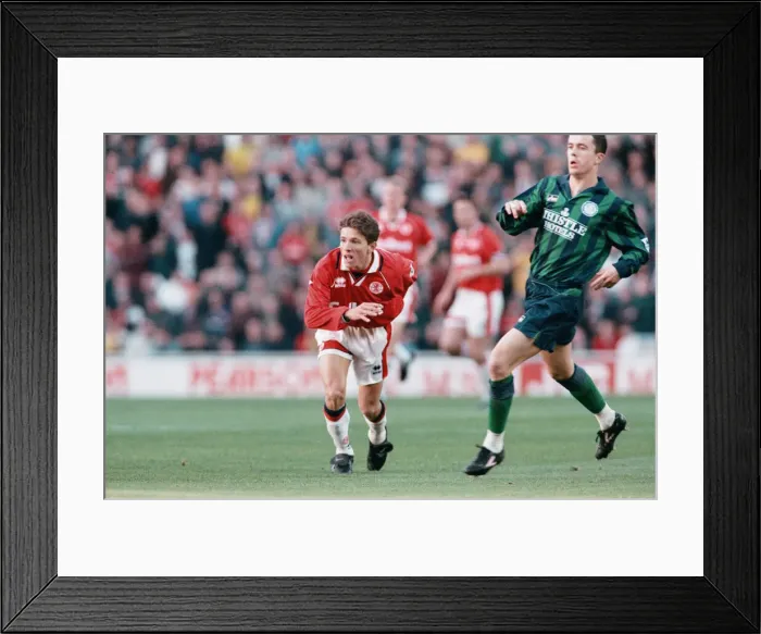 Framed Print : Middlesbrough 1-1 Leeds, Premier league match at the Riverside Stadium