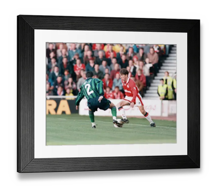 Framed Print : Middlesbrough 1-1 Leeds, Premier league match at the Riverside Stadium Framed Print : Middlesbrough 1-1 Leeds, Premier league match at the Riverside Stadium