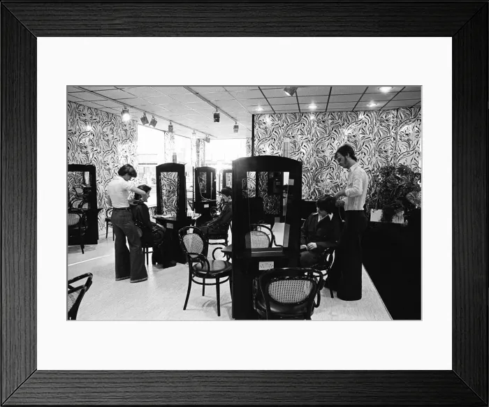Framed Print : Saks Hairdressing, Middlesbrough, Circa 1975 Framed Print : Saks Hairdressing, Middlesbrough, Circa 1975