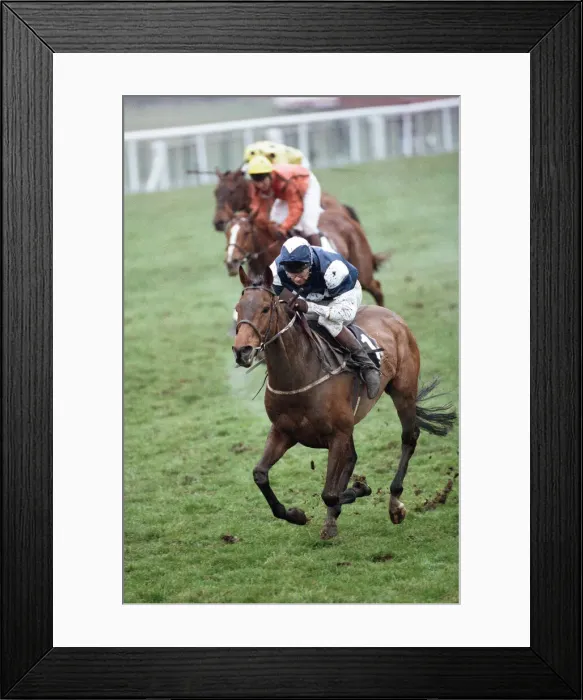 Framed Print : Jockey Peter Scudamore announces his retirement at Ascot. 7th April 1993 Framed Print : Jockey Peter Scudamore announces his retirement at Ascot. 7th April 1993