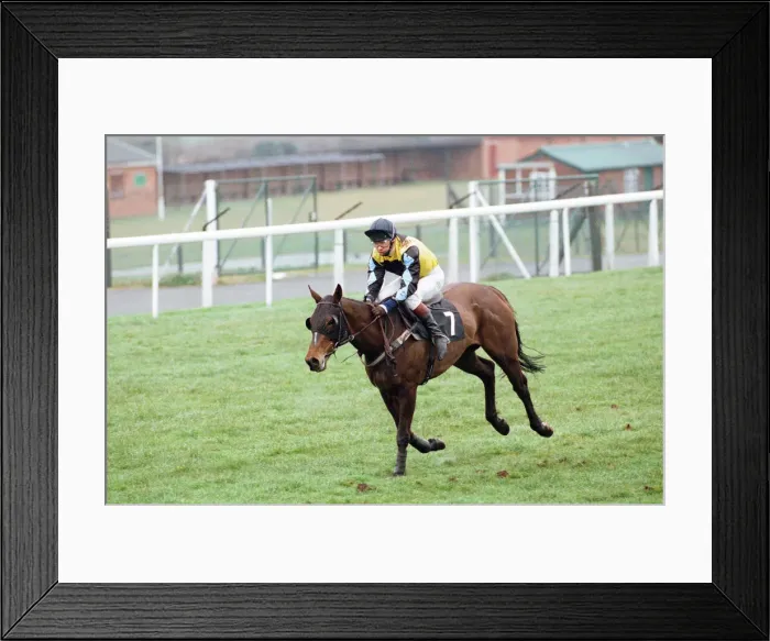 Framed Print : Jockey Peter Scudamore announces his retirement at Ascot. 7th April 1993