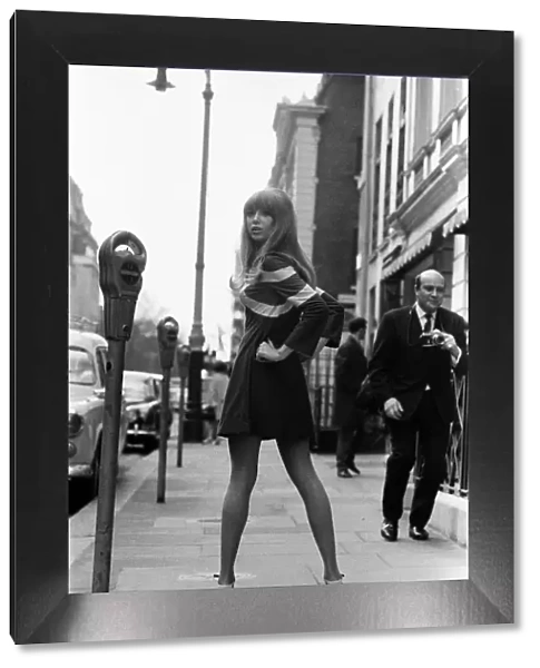 Pattie Boyd returns to modelling for the first time since her marriage to Beatle George