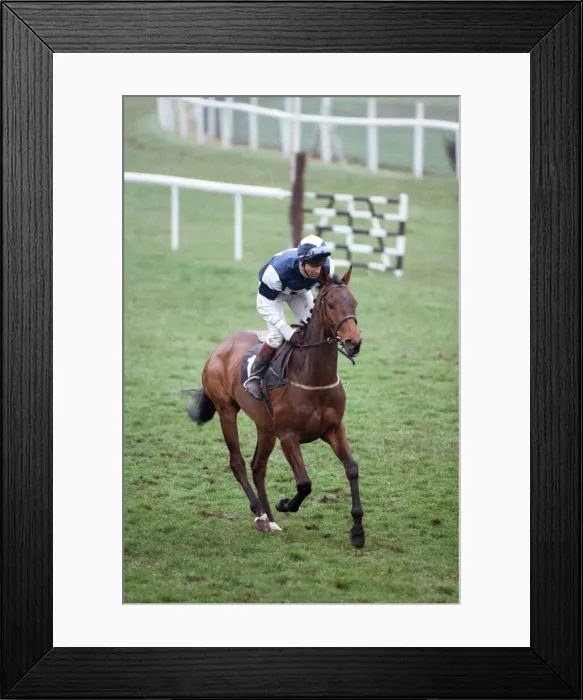 Framed Print : Jockey Peter Scudamore announces his retirement at Ascot. 7th April 1993 Framed Print : Jockey Peter Scudamore announces his retirement at Ascot. 7th April 1993