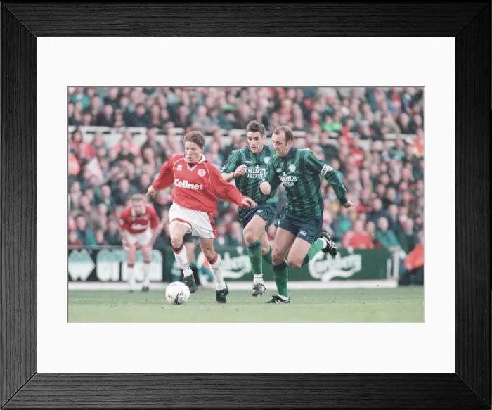 Framed Print : Middlesbrough 1-1 Leeds, Premier league match at the Riverside Stadium Framed Print : Middlesbrough 1-1 Leeds, Premier league match at the Riverside Stadium
