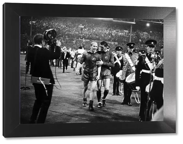 1968 European Cup Final at Wembley Stadium. Manchester United 4 v Benfica 1 after