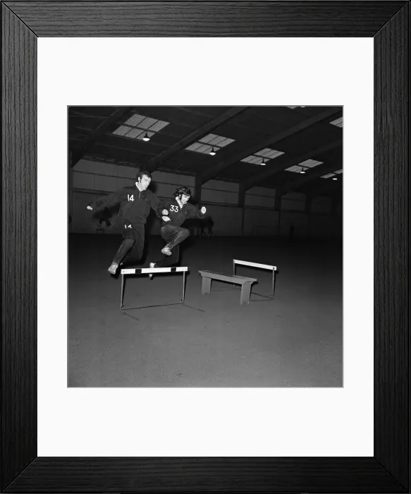 Framed Print : Training for their clash with Northampton on Saturday at the Cliff, Salford Framed Print : Training for their clash with Northampton on Saturday at the Cliff, Salford