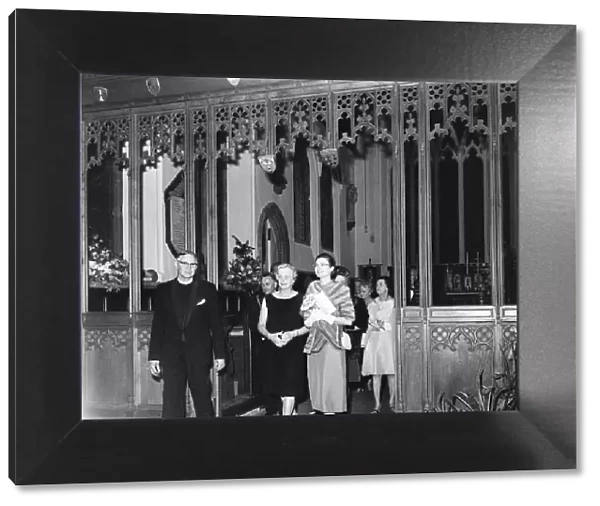 Princess Grace of Monaco, visits St Alphege Church, Solihull